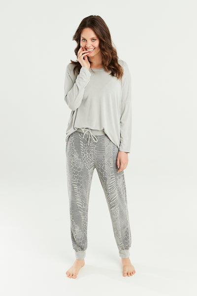 Alex Multi Animal Print Joggers