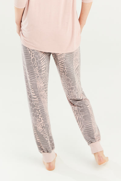 Alex Multi Animal Print Joggers