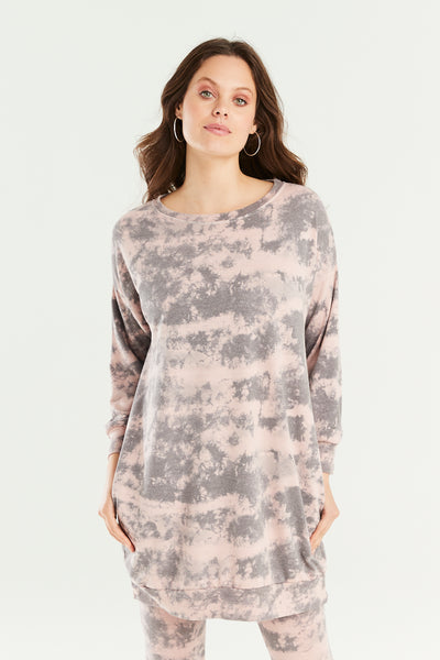 Gabbi Longline Cloud Print Sweat