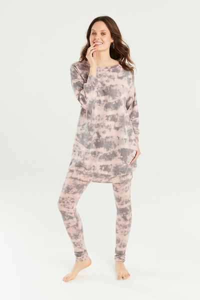 Gabbi Longline Cloud Print Sweat