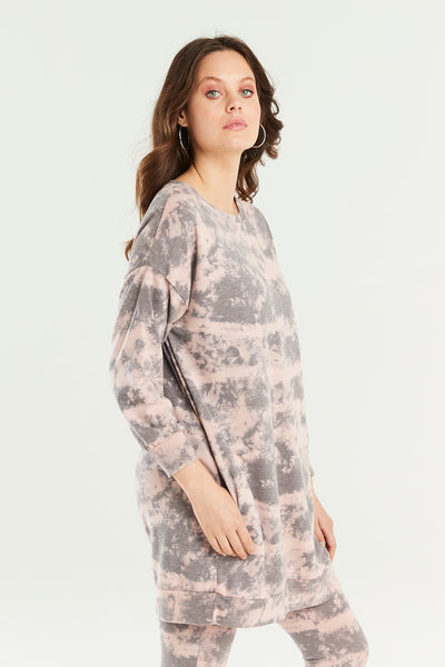 Gabbi Longline Cloud Print Sweat