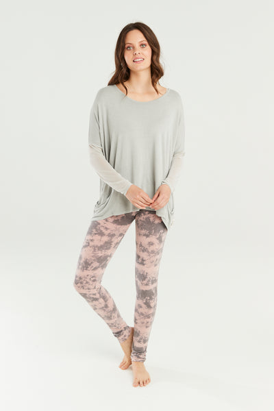 Geanie Cloud Print Leggings