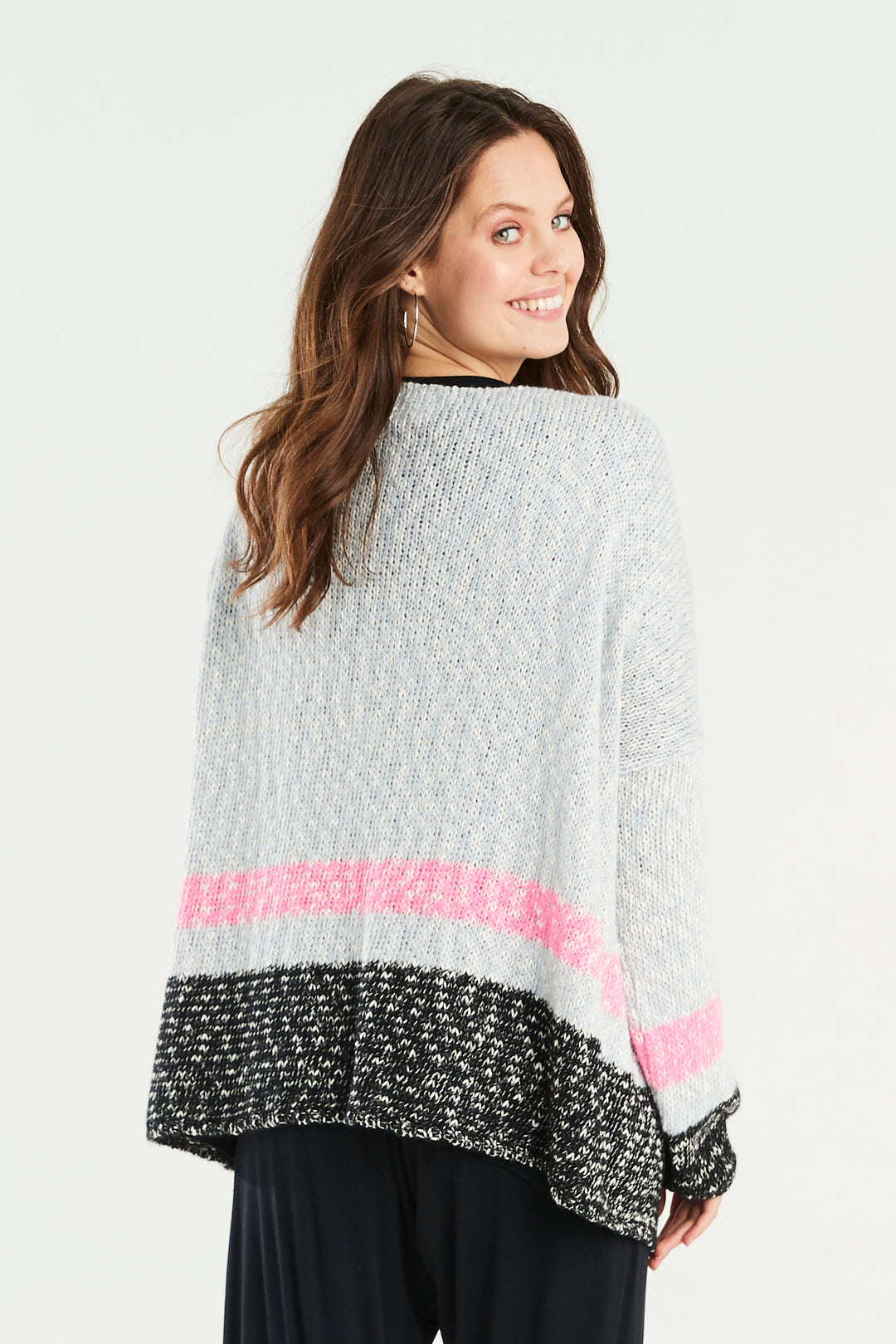 Lamorna Stripe Knit Cardigan