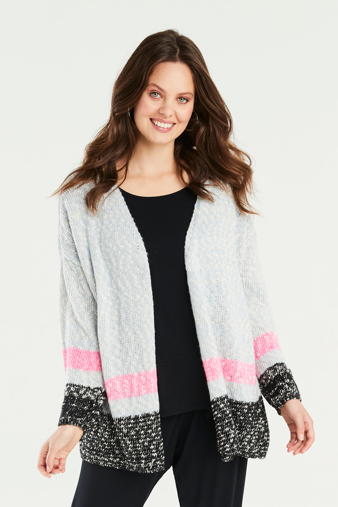 Lamorna Stripe Knit Cardigan