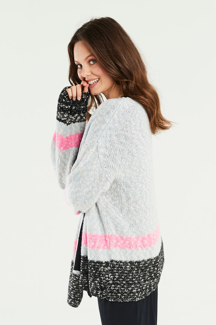 Lamorna Stripe Knit Cardigan