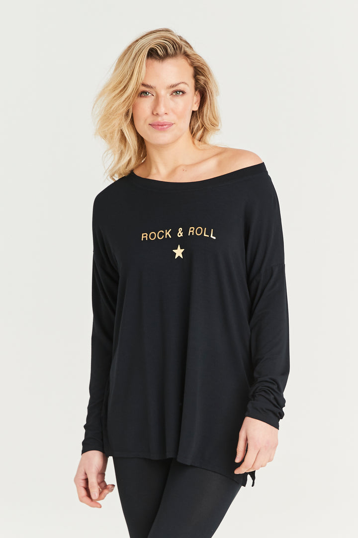 Rock And Roll Long Sleeved Top