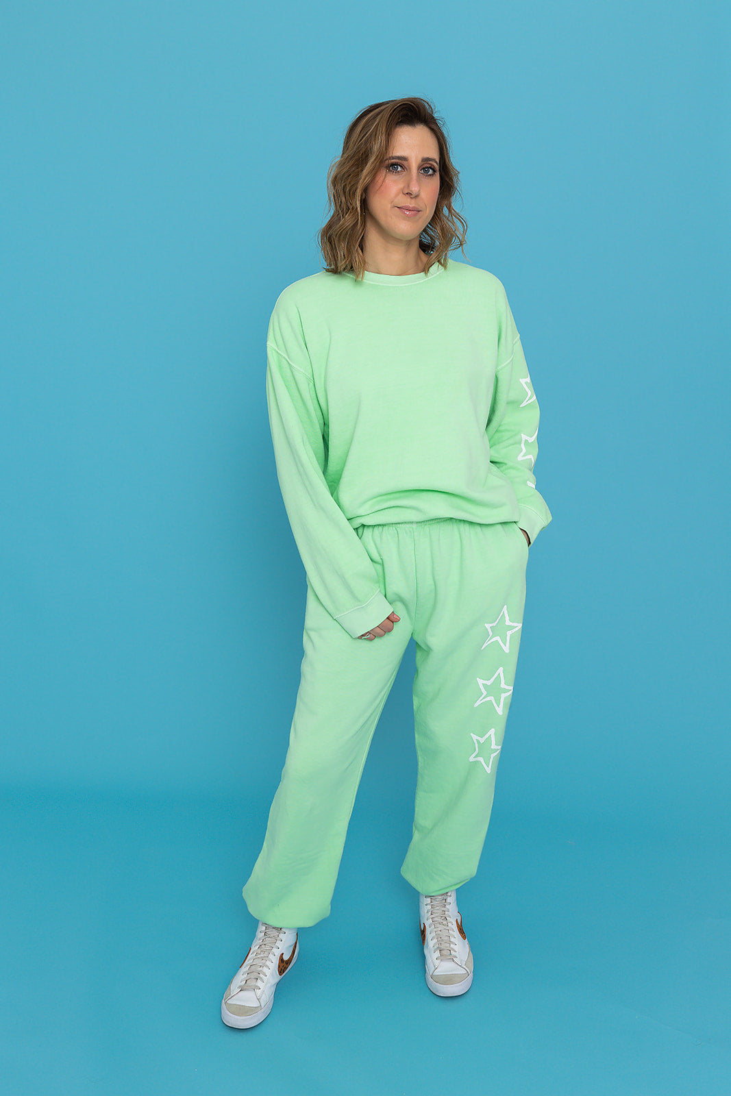 Sundae Tee Star sleeve Sweat