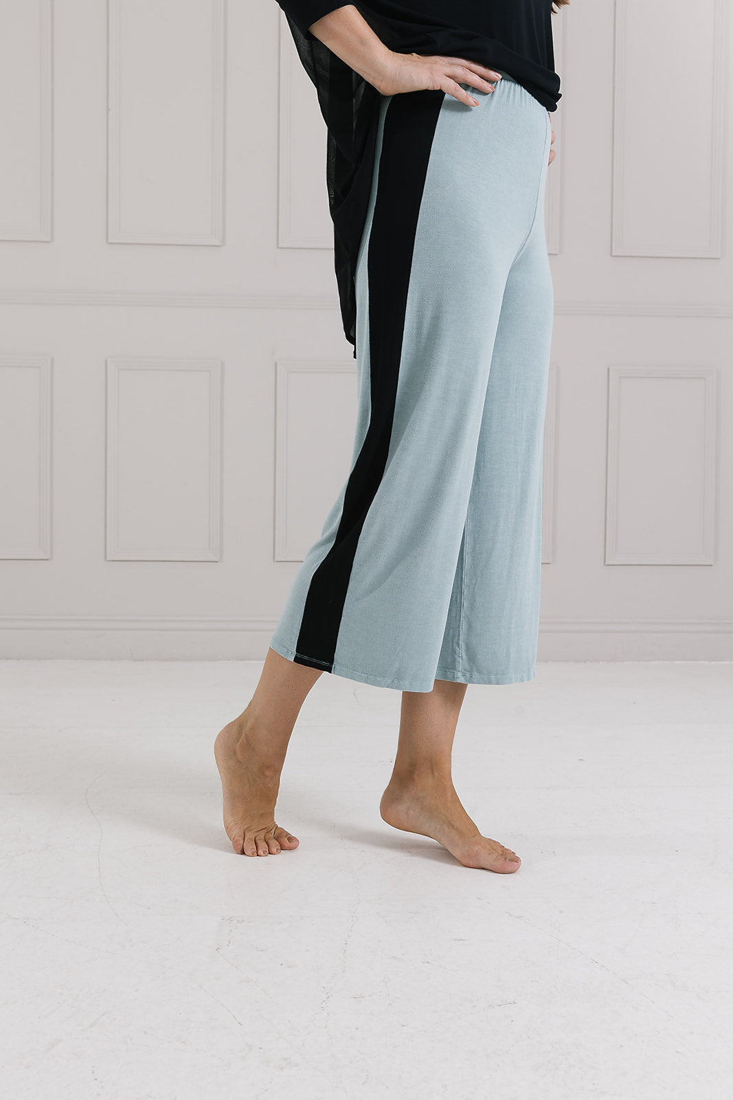 Block Stripe Palz 3/4  Trousers