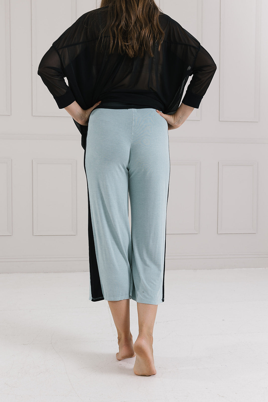 Block Stripe Palz 3/4  Trousers
