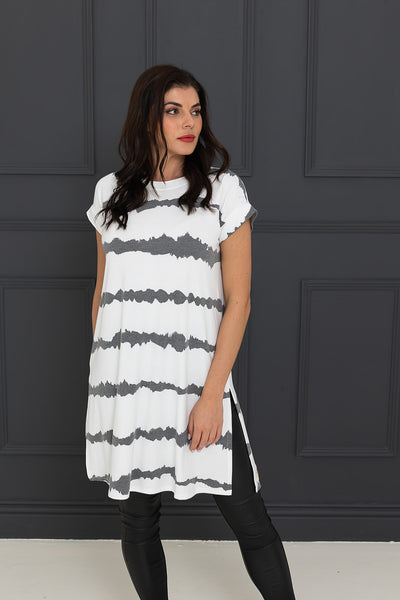 Tie Dye Stripe Tricia Dress