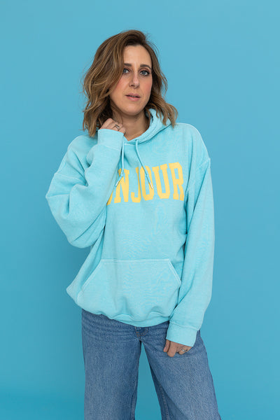 ST23 Bonjour Print Hoodie