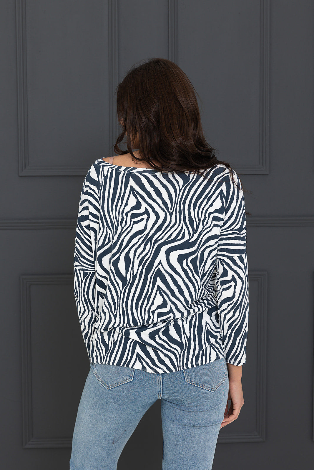 Spring Zebra Print Karma Top