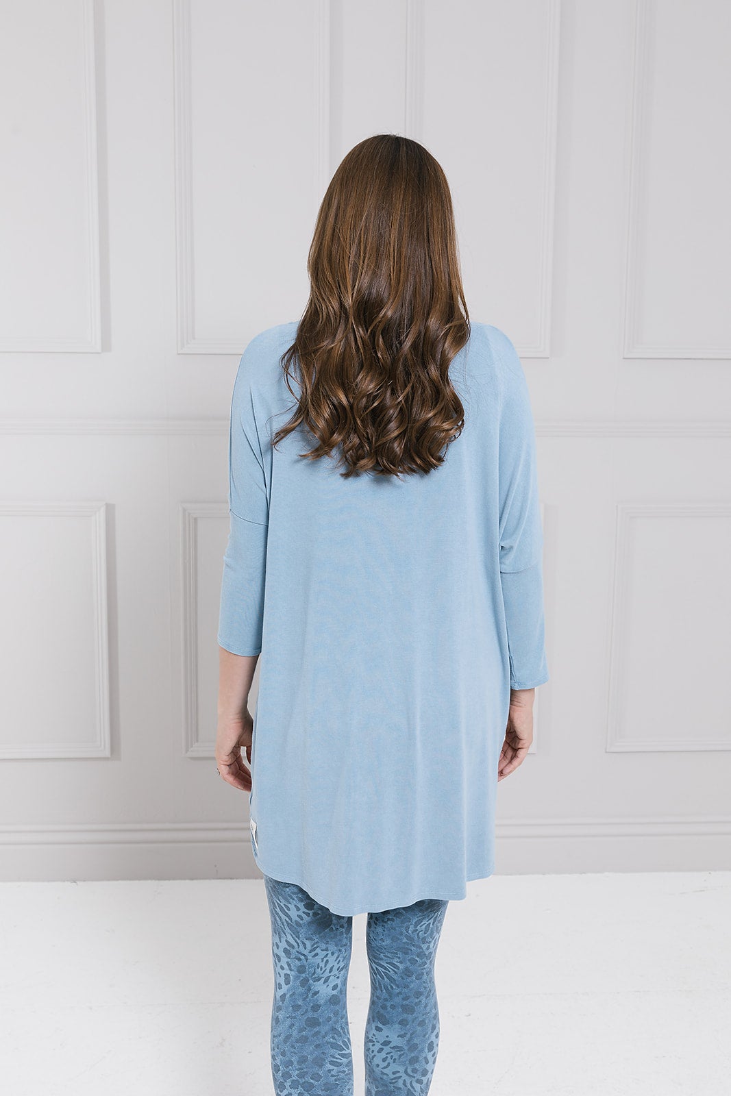 Summer Flirty Long Line Dipped Back KnitTop
