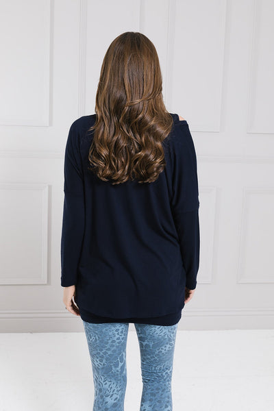 Summer Karma Curved Hem Top