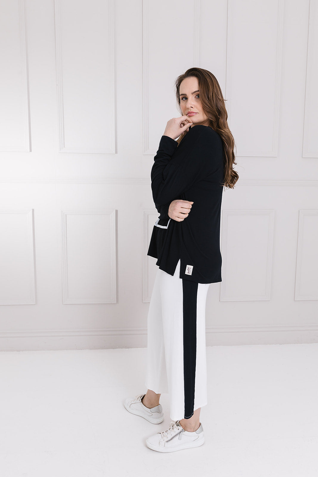 Block Stripe Palz 3/4  Trousers