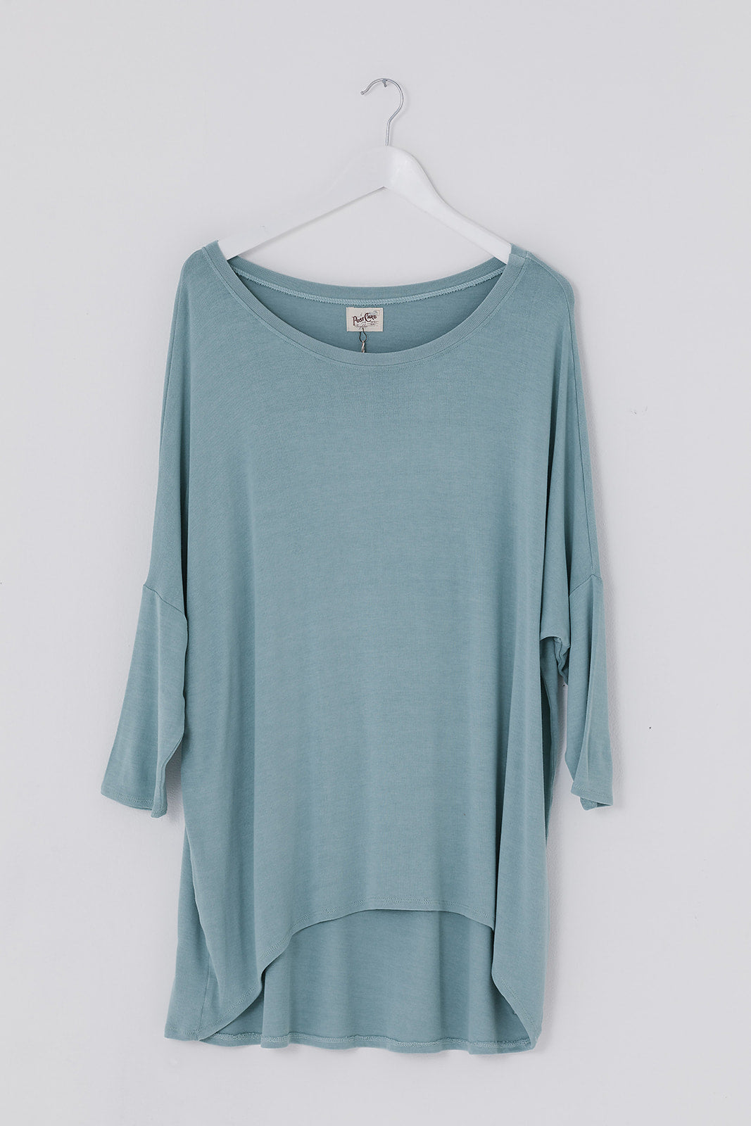 Summer Flirty Long Line Dipped Back KnitTop