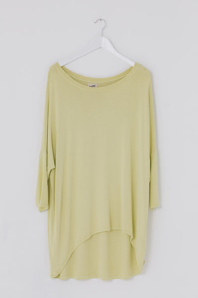 Summer Flirty Long Line Dipped Back KnitTop