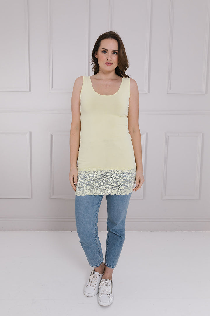 Sammy Lace Vest Longline Pretty Vest