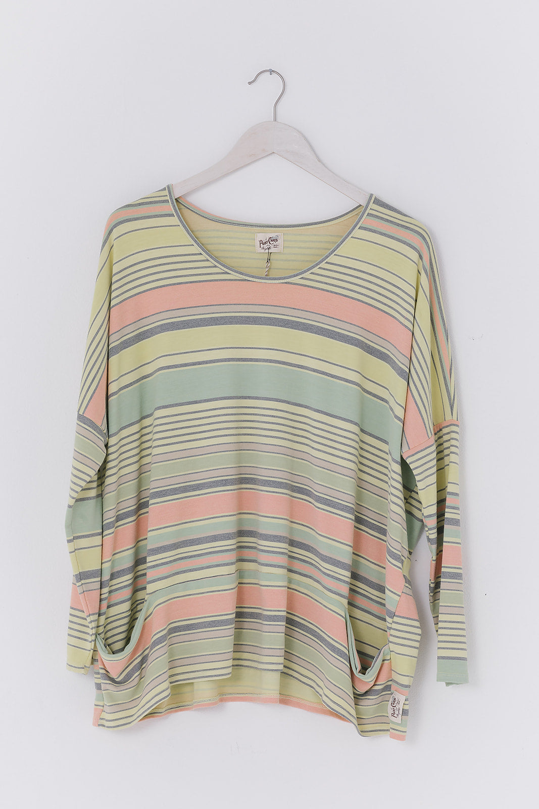 Seaside Stripe Pammy Pocket Top