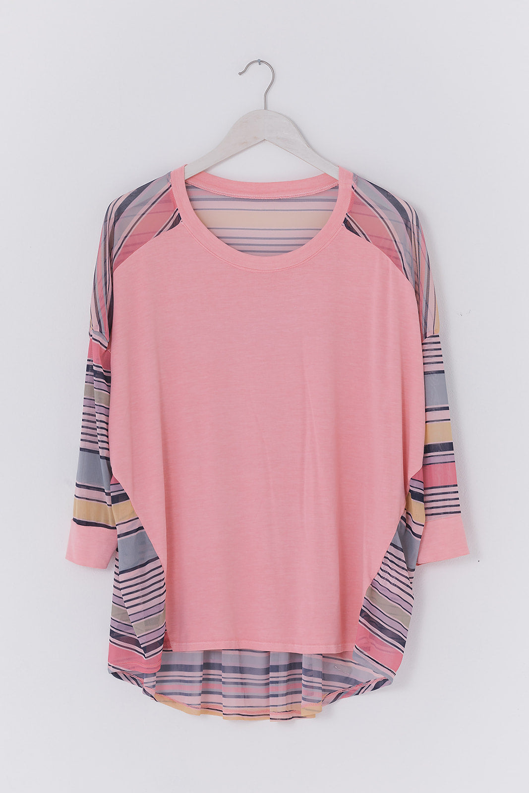 Seaside Stripe Shirty Chiffon Back