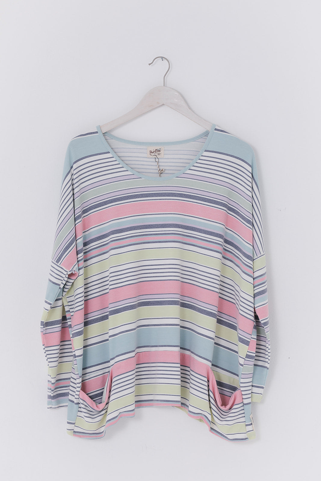 Seaside Stripe Pammy Pocket Top