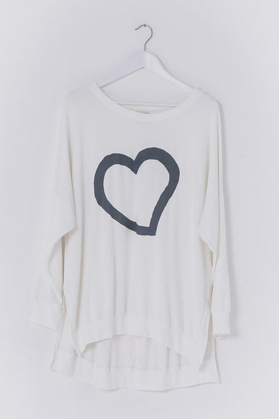 Hi Lo Heart Sweat