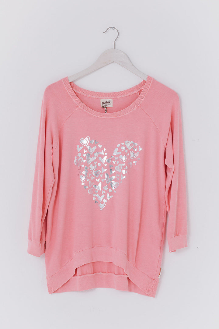 Summer Heart Print Sweat