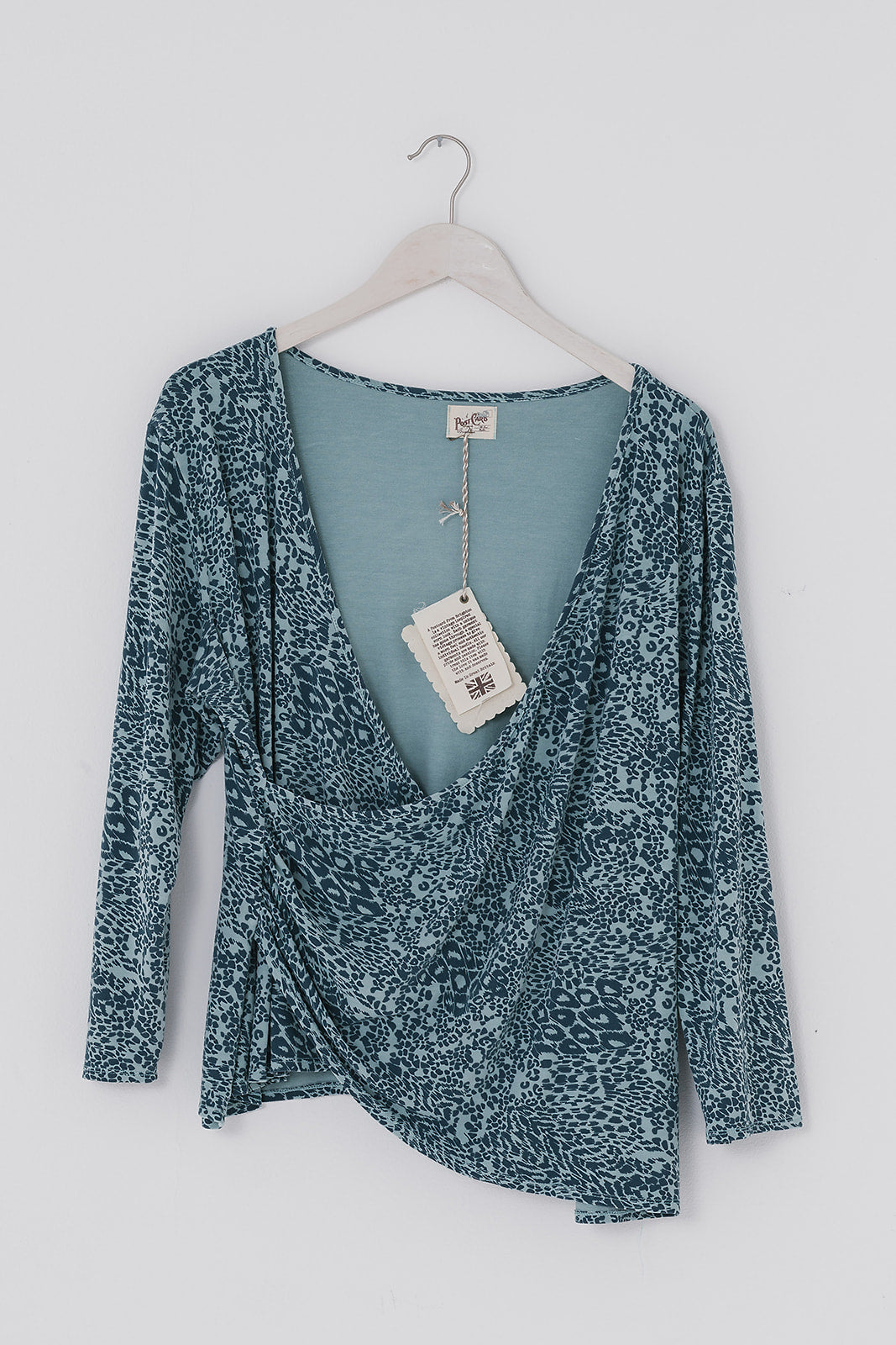 Patchwork Animal Winnie Wrap Top