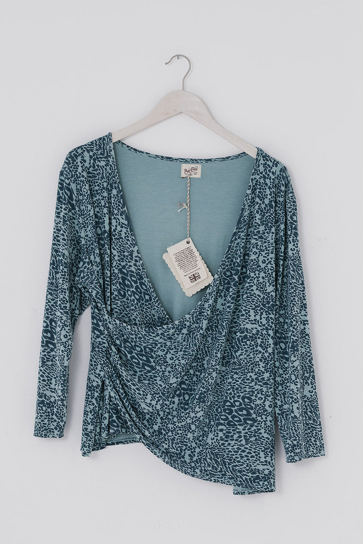 Patchwork Animal Winnie Wrap Top