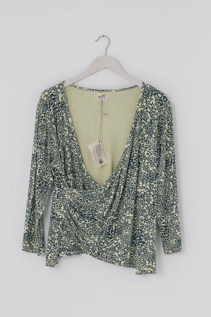 Patchwork Animal Winnie Wrap Top