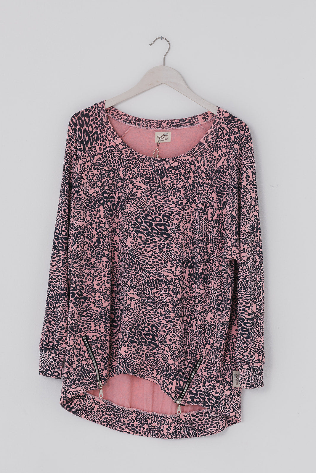 Patchwork Animal print  Zippy Sweat