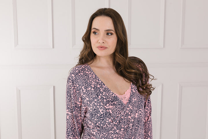 Patchwork Animal Winnie Wrap Top