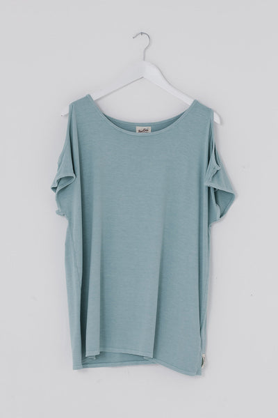 Summer Carrie Cold Shoulder Top