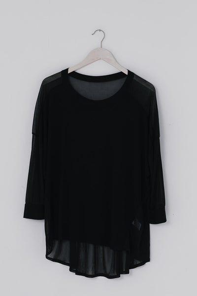 Shirty Chiffon Back