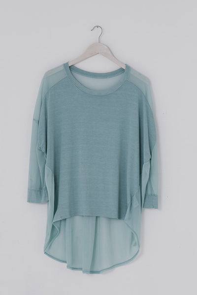 Shirty Chiffon Back