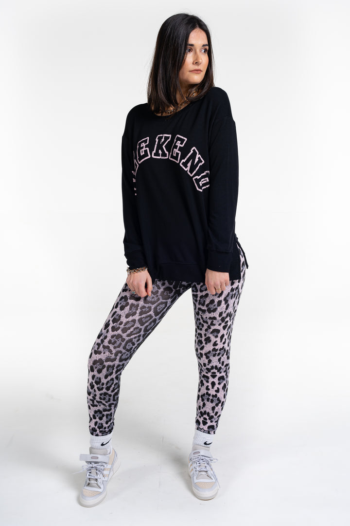Sundae Tee Photo Animal Print Leggings