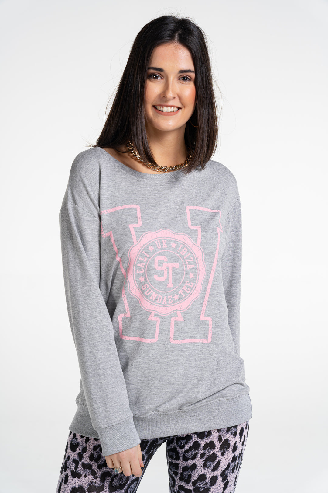 Sundae Tee Wonder Slouchy Crew Neck