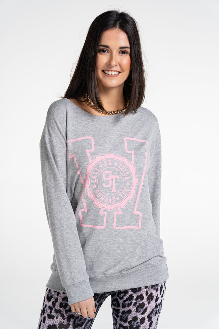 Sundae Tee Wonder Slouchy Crew Neck