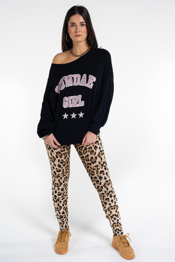 Sundae Tee Photo Animal Print Leggings