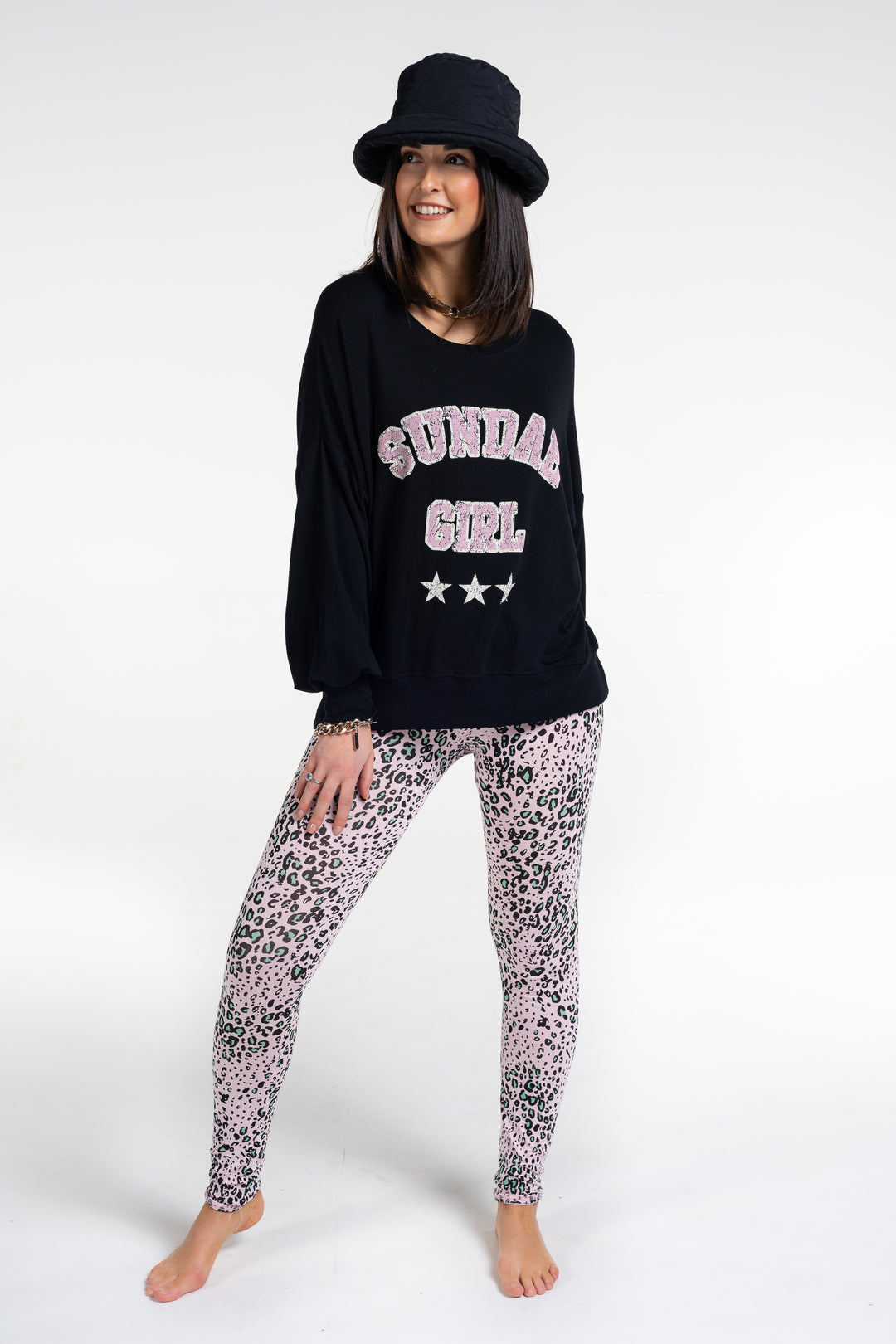 Sundae Tee Flo Animal Print Leggings