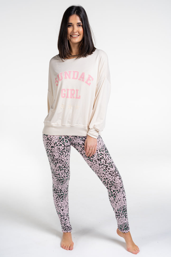 Sundae Tee Flo Animal Print Leggings