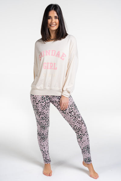 Sundae Tee Flo Animal Print Leggings