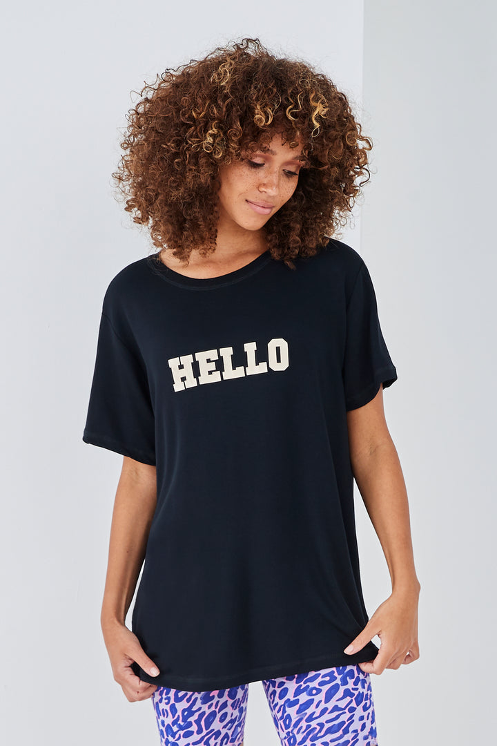 Sundae Tee Hello Print Tee