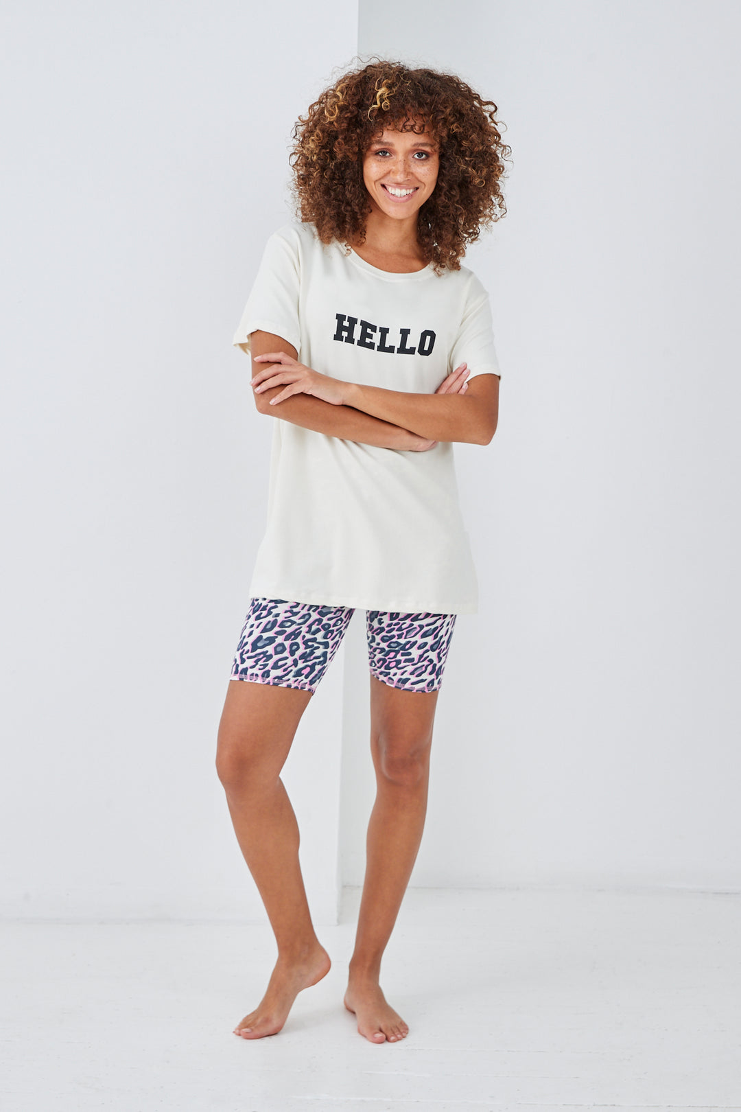 Sundae Tee Hello Print Tee
