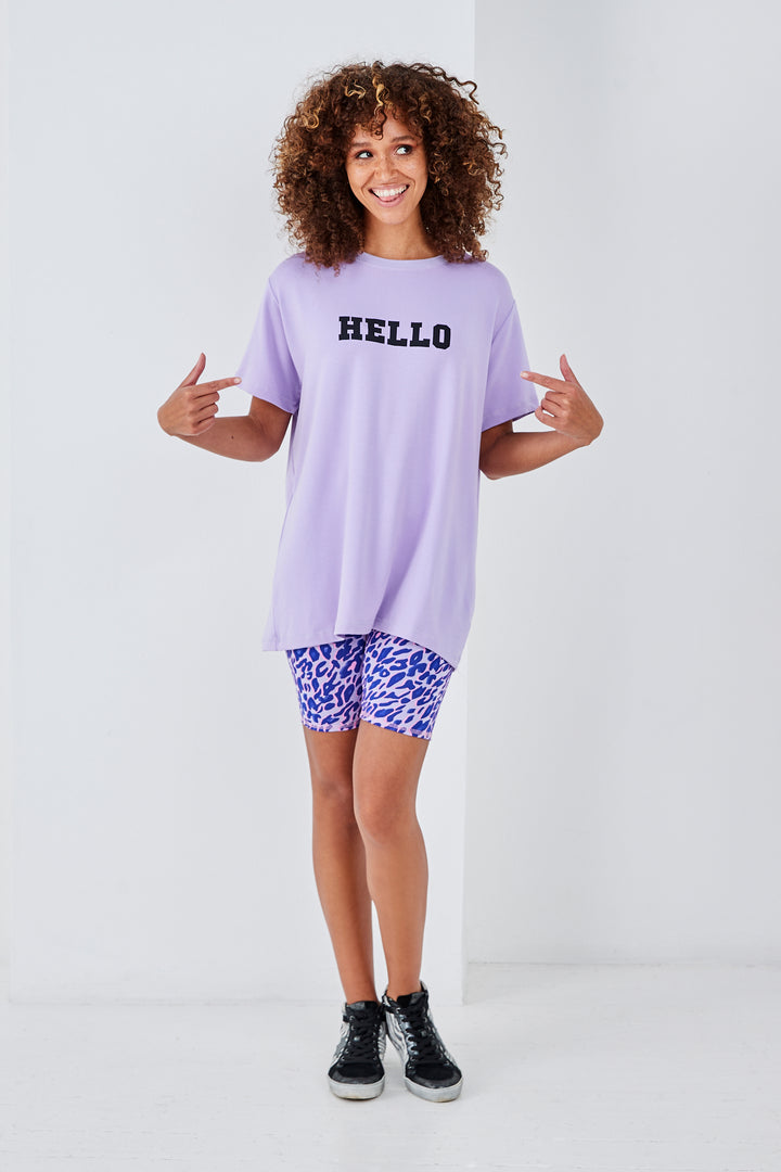 Sundae Tee Hello Print Tee