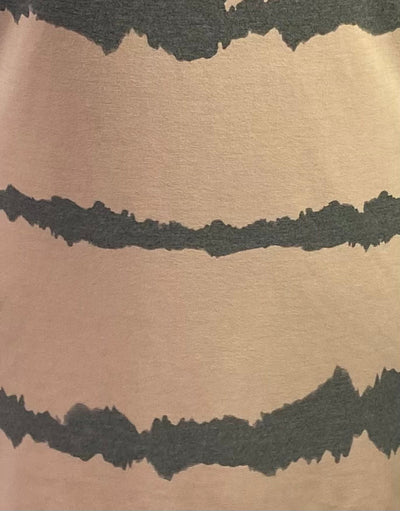 Spring Tie Dye Stripe  printed Sundae Sweat