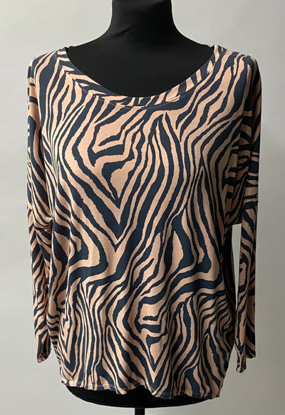 Spring Zebra Print Karma Top